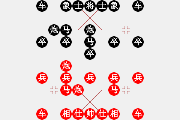 象棋棋谱图片：第六轮谢志明VS陶雷 - 步数：10 