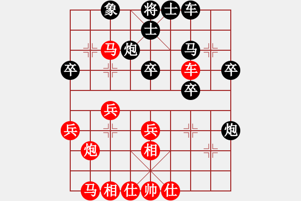 象棋棋譜圖片：玄天邪帝(6段)-勝-不下合棋(3段) - 步數(shù)：40 