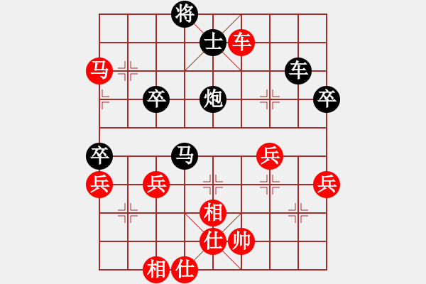 象棋棋譜圖片：廣東嶺南象協(xié)會醉紅顏業(yè)5-2先負太守棋狂2017?7?26 - 步數(shù)：60 