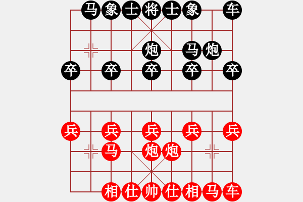 象棋棋譜圖片：馬炮兵殘局：兌光大半，謀兵推進(jìn)戰(zhàn)勝JIMMY - 步數(shù)：10 