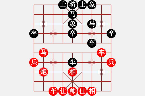 象棋棋譜圖片：臥看雙塔(1段)-負(fù)-大腦袋(1段) - 步數(shù)：40 