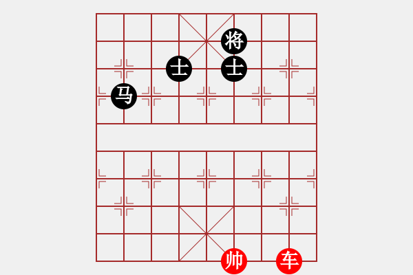 象棋棋譜圖片：車對(duì)馬雙士 - 步數(shù)：0 