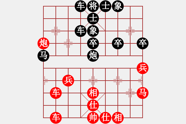 象棋棋譜圖片：簡(jiǎn)單的問題復(fù)雜化----變化1 - 步數(shù)：0 