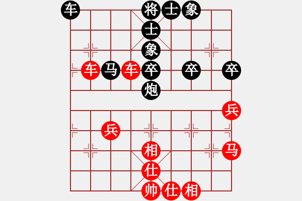 象棋棋譜圖片：簡(jiǎn)單的問題復(fù)雜化----變化1 - 步數(shù)：10 