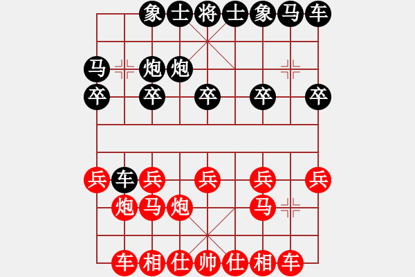 象棋棋譜圖片：QQ象棋對局【7】丁橋 祁勇 勝 瓶窯 施琪鳴 - 步數(shù)：10 