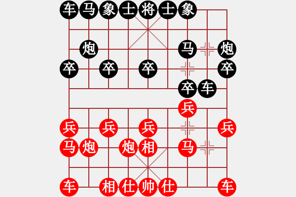 象棋棋譜圖片：吃得開(kāi)(7級(jí))-和-一夜醒悟(5級(jí)) - 步數(shù)：10 