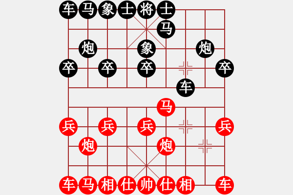 象棋棋譜圖片：對手出妙著，差一點(diǎn)輸了.pgn - 步數(shù)：10 