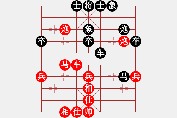 象棋棋譜圖片：象棋十大開局2.3 兵七進(jìn)一，馬8進(jìn)7 (澳大利亞老揚(yáng)制作) - 步數(shù)：40 