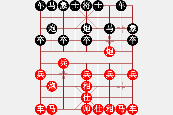 象棋棋譜圖片：旋風(fēng)測(cè)試三(北斗)-勝-新疆人張欣(北斗) - 步數(shù)：10 