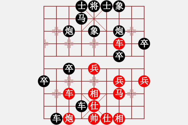 象棋棋譜圖片：周村人VS山西-金鉤炮(2013-12-25) 進(jìn)兵對金鉤炮紅巡河炮打馬黑補(bǔ)左象 - 步數(shù)：38 