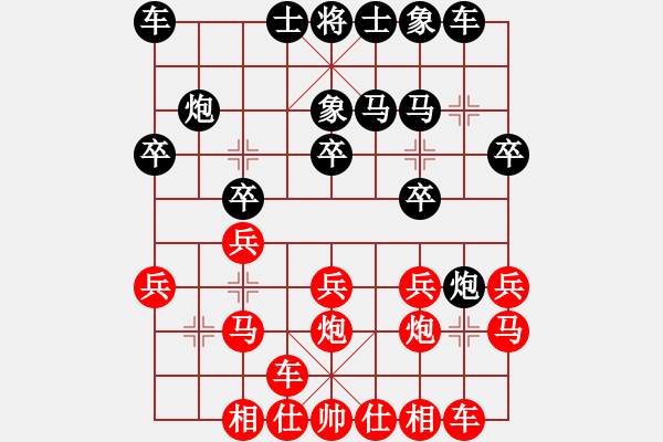 象棋棋譜圖片：電腦分析 - 步數(shù)：0 