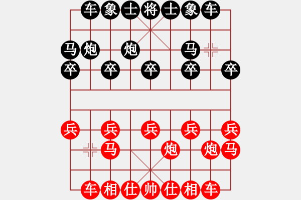 象棋棋譜圖片：讓對(duì)方自己殺自己的詭異棋局 - 步數(shù)：10 