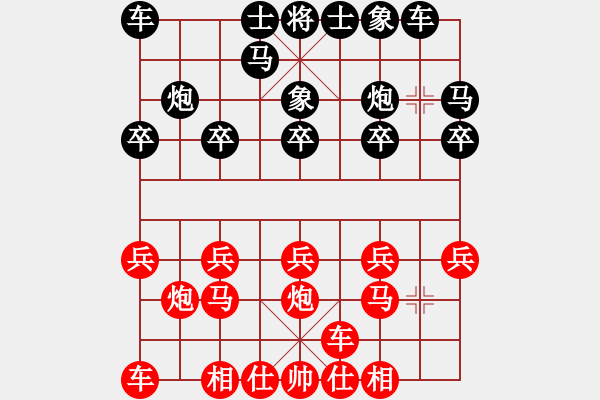 象棋棋譜圖片：橫才俊儒[292832991] -VS- 舍得[445776765] - 步數(shù)：10 