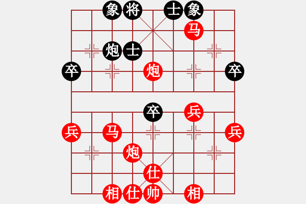 象棋棋譜圖片：monkey[326218670] -VS- 君子劍[2356803169] - 步數(shù)：47 