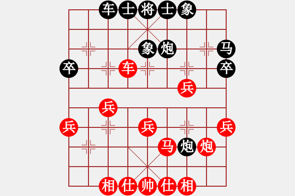 象棋棋譜圖片：逆天陸云(天帝)-負(fù)-下山王(至尊) - 步數(shù)：40 