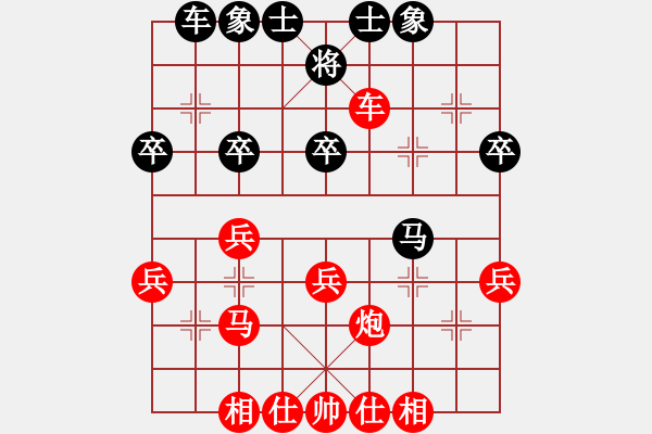 象棋棋譜圖片：殘月（業(yè)7-1）先勝仁者（業(yè)7-2）201806052217.pgn - 步數(shù)：40 