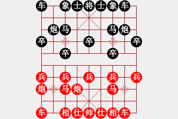 象棋棋譜圖片：韓竹大名手(日帥)-和-吳越之劍(日帥) - 步數(shù)：10 