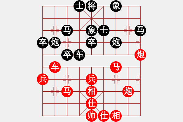 象棋棋譜圖片：adminsttb(9星)-和-aaccee(7星) - 步數(shù)：60 