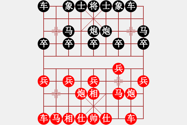 象棋棋谱图片：第8轮 陶世全（先和）梁富春 - 步数：10 