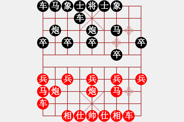 象棋棋譜圖片：良師益友[1526715916] -VS- 嘴角揚揚[50129759] - 步數(shù)：10 