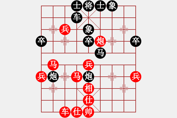 象棋棋譜圖片：蜀竹棋靈兒(1段)-負(fù)-晟珍明(4段)起馬轉(zhuǎn)仕角炮對進(jìn)７卒 - 步數(shù)：40 