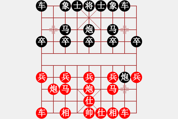 象棋棋譜圖片：張?。t先和）張桐瑞.XQF - 步數(shù)：10 