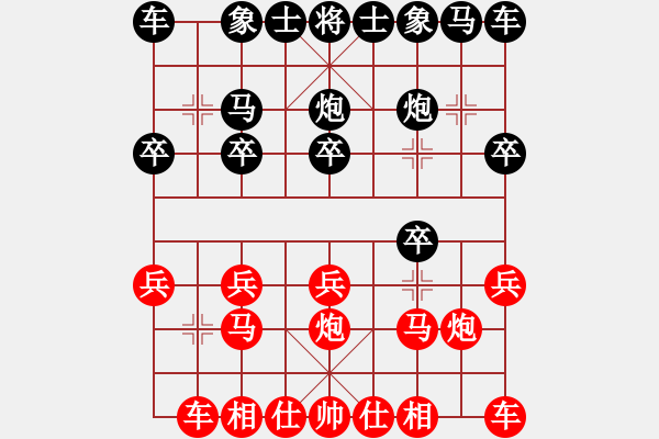 象棋棋譜圖片：人機(jī)對戰(zhàn) 2025-1-9 0:2 - 步數(shù)：10 