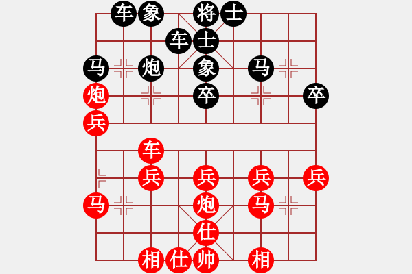 象棋棋譜圖片：金睿國(guó)都[632213427] -VS- 橫才俊儒[292832991] - 步數(shù)：40 