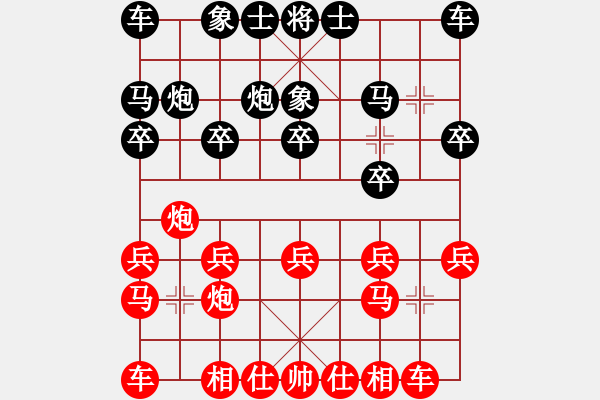 象棋棋譜圖片：dafuyuan(2段)-勝-鈍刀慢劍斬(5段) - 步數(shù)：10 