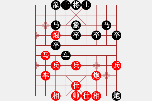 象棋棋譜圖片：xiaozenwei(9段)-負-干你沒商量(8段) - 步數(shù)：40 