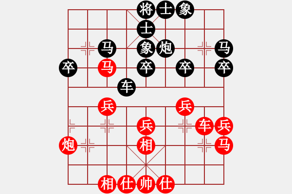 象棋棋譜圖片：牛皮九段(天帝)-勝-飛刀之王(天帝) - 步數(shù)：30 