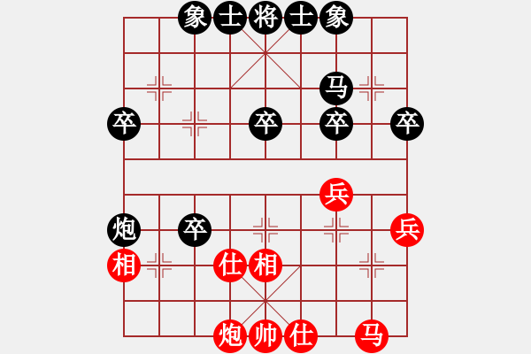 象棋棋譜圖片：小草[40916171] -VS- 大道仙人[987515088] - 步數(shù)：40 