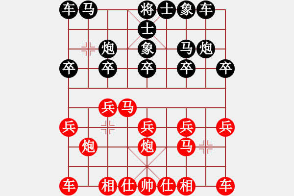 象棋棋譜圖片：20150118 2002 顧沙[-] - ︻ ▇◤[1242800400].che 強4 23 - 步數(shù)：10 