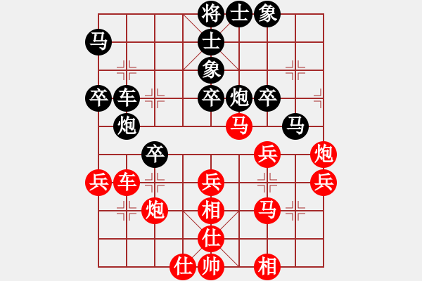 象棋棋譜圖片：2015上佳市賽終極一戰(zhàn) 羅兆強(qiáng)先勝袁寶樺 - 步數(shù)：40 