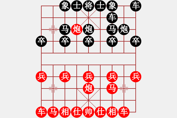 象棋棋譜圖片：我愛(ài)我家[277623148] -VS- 君子劍[2356803169] - 步數(shù)：10 