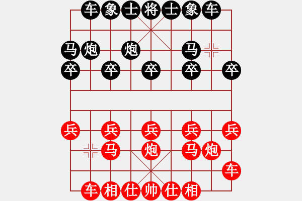 象棋棋譜圖片：11450局 A40-起馬局-旋九專雙核-傻瓜 紅先負 小蟲引擎24層 - 步數(shù)：10 