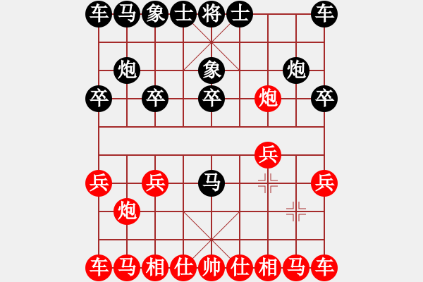 象棋棋譜圖片：一心一意負《123456》 2022-11-21 - 步數(shù)：10 