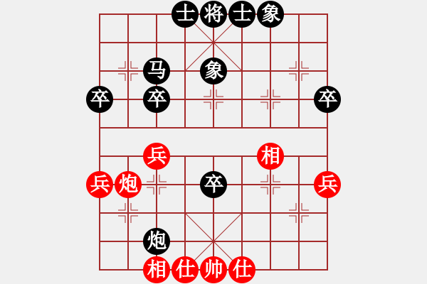 象棋棋譜圖片：省財(cái)貿(mào)系統(tǒng)袁忠富(負(fù)貴州鐵路黃明昌 - 步數(shù)：50 