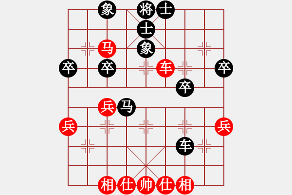 象棋棋譜圖片：150312 第五輪 第三臺(tái) 姚威和(森) 和 黎金福(霹) (非直播) - 步數(shù)：40 