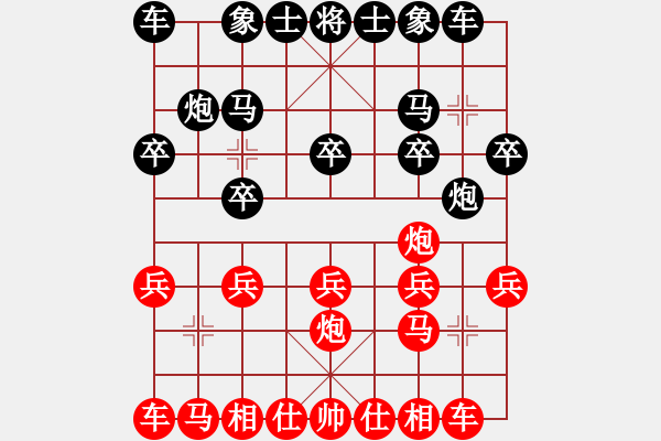 象棋棋譜圖片：㊣傲氣小飛[154260766] -VS- ㊣ 大地[785838213] - 步數(shù)：10 