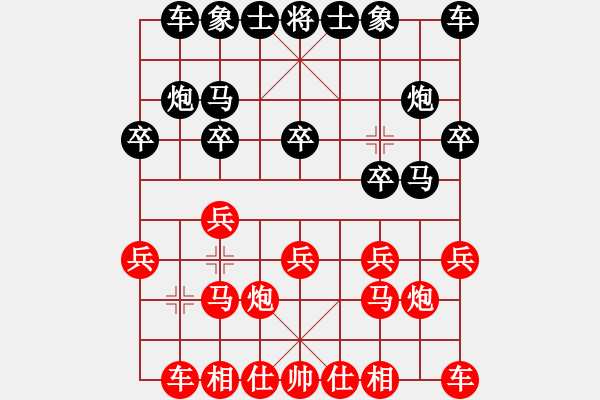 象棋棋譜圖片：斗魚象棋賽第3局 - 步數(shù)：10 