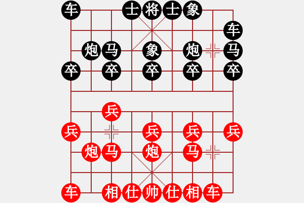 象棋棋譜圖片：xieyad(3段)-負(fù)-麻雀(1段) - 步數(shù)：10 