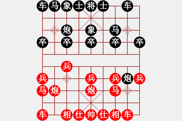 象棋棋譜圖片：qqq 負 和諧 - 步數(shù)：10 