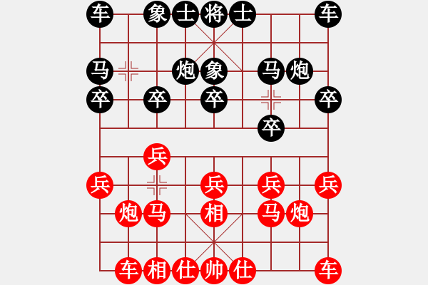 象棋棋譜圖片：順相局 北京平谷人(風(fēng)魔)-負(fù)-蒲陽陳二(地煞) - 步數(shù)：10 