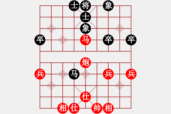 象棋棋譜圖片：太尉斗魚直播間太守棋狂先勝勝棋太難業(yè)9-1 - 步數(shù)：53 