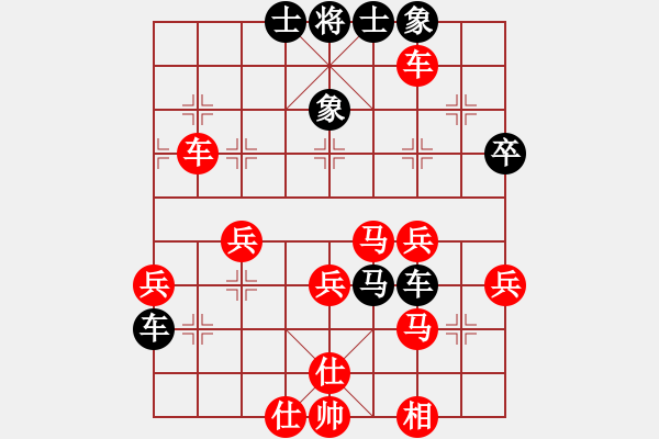 象棋棋譜圖片：三步虎轉(zhuǎn)列炮紅車八進六-2-7 - 步數(shù)：42 