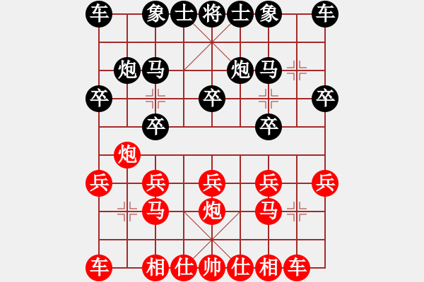 象棋棋谱图片：8强赛（4进2-快棋6 3VS4 3和棋黑胜） 浙江民泰银行赵鑫鑫 先胜 杭州环境集团 王天一 - 步数：10 