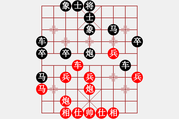 象棋棋譜圖片：寧河象棋(4段)-勝-快佛手(3段) - 步數(shù)：30 