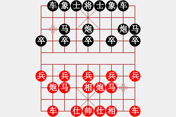 象棋棋譜圖片：游戲玩家[-] -VS- 兩頭蛇[406039482] - 步數(shù)：10 