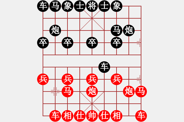 象棋棋譜圖片：2786局 A02-邊馬局-旋風(fēng)引擎23層(2869) 先勝 龐統(tǒng)(2250) - 步數(shù)：10 